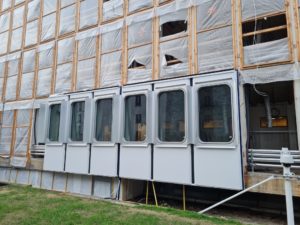 Rénovation de la façade du bâtiment V de l'UNESCO