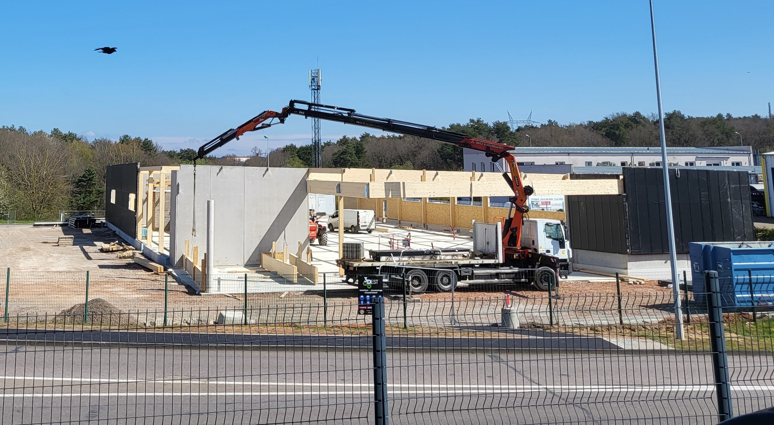 Construction d'un nouveau magasin Aldi à Creutzwald