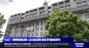 reportage crous de talence à Bordeaux - surélévation de 4 étages