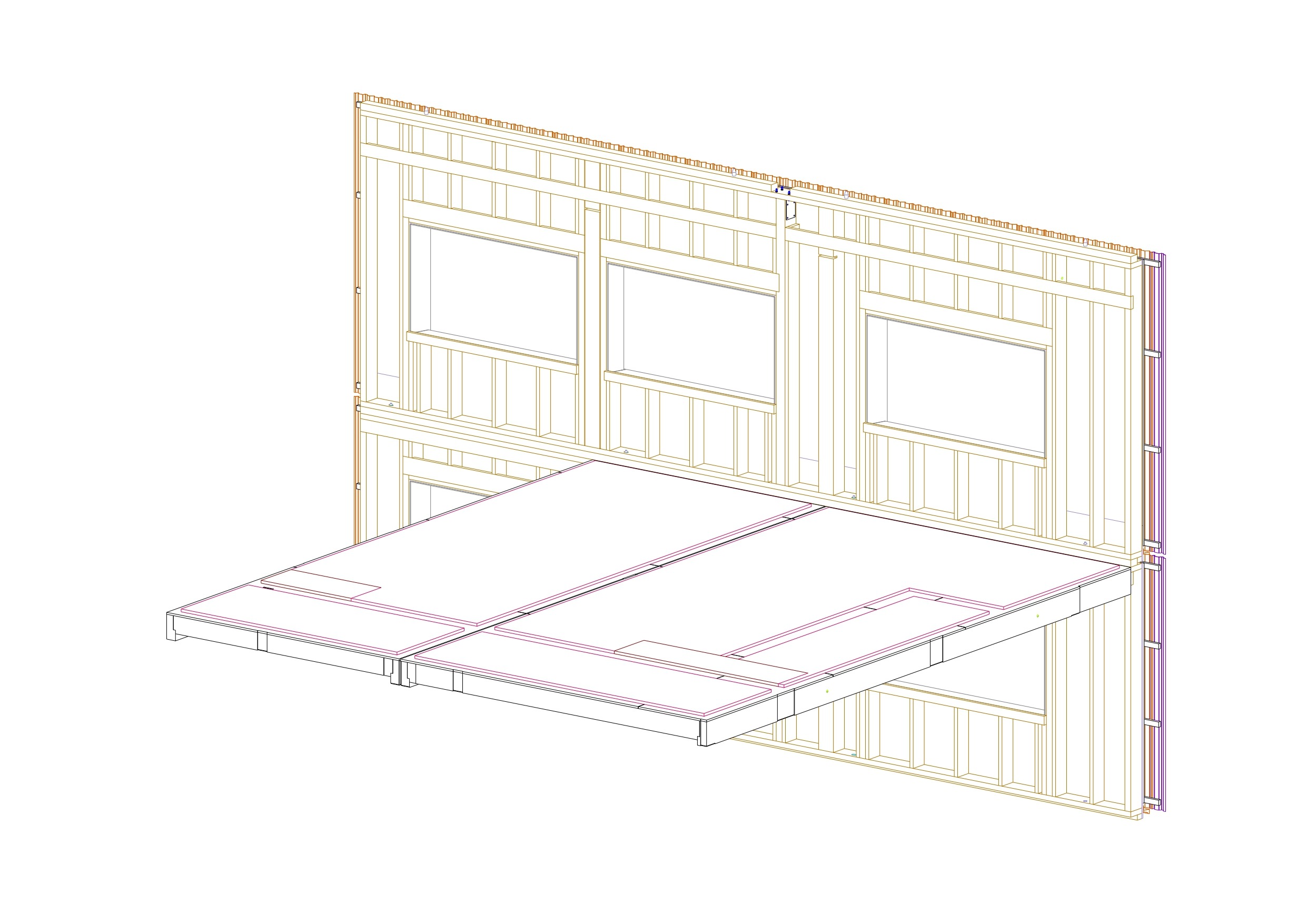 Synthétisation MOB et caisson plancher pour le crous de Talence par C MOB