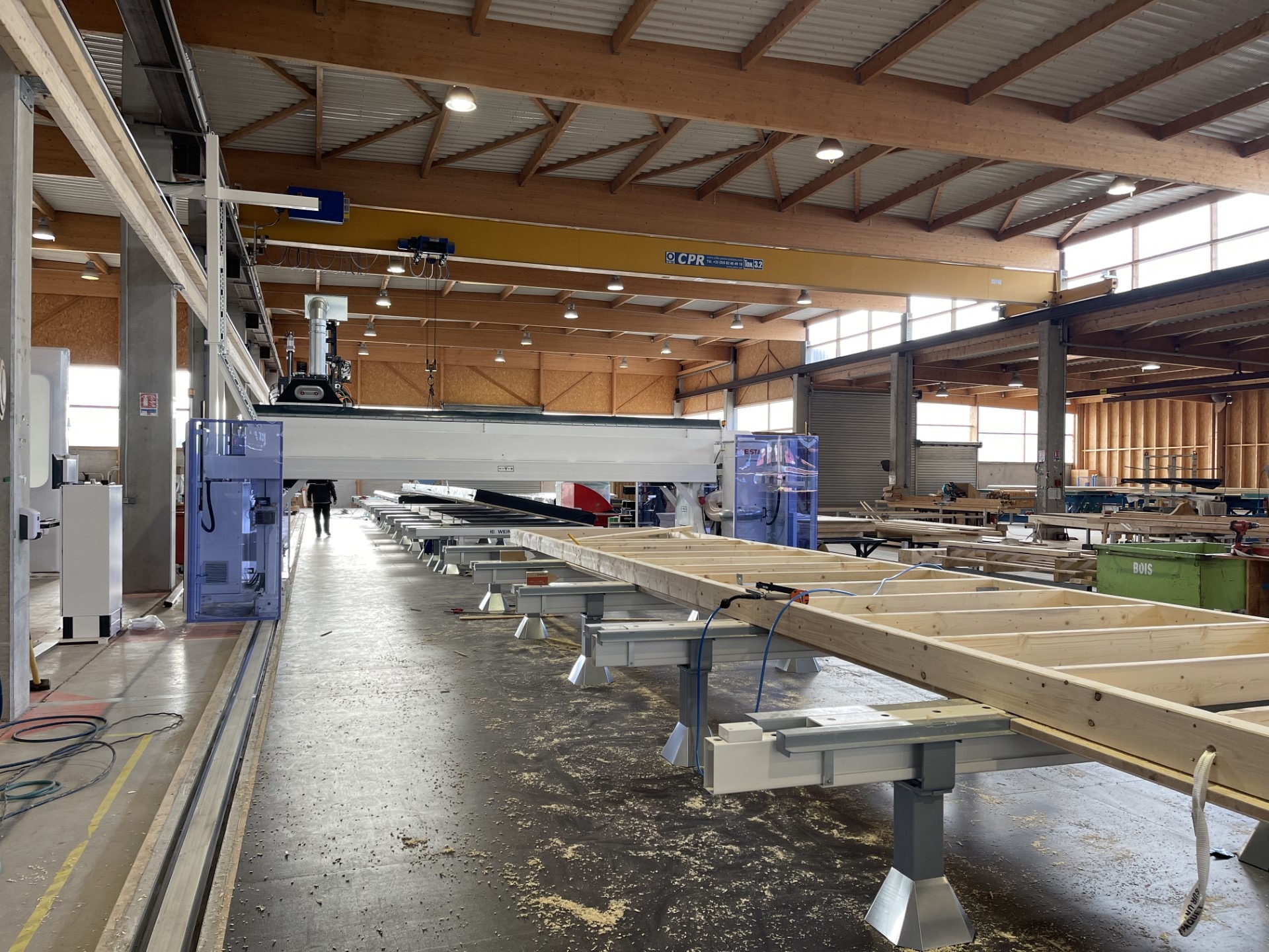 Fabrication de murs à ossature bois pour Aldi Boulogne par C MOB