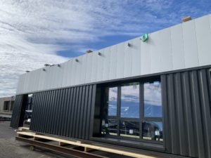 bureaux ossature bois Omexom à Gravelines usine