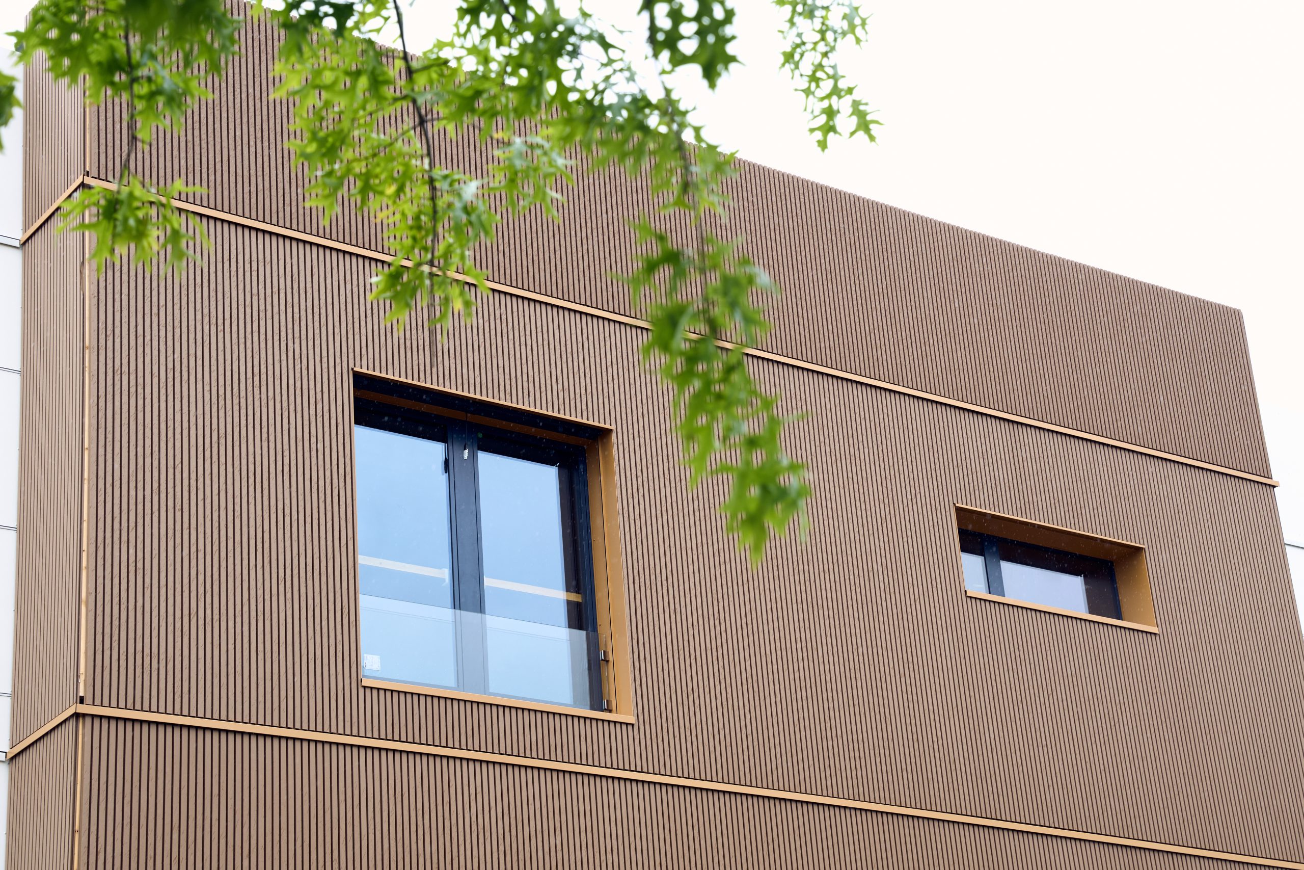 Murs ossature bois Dardilly chantier